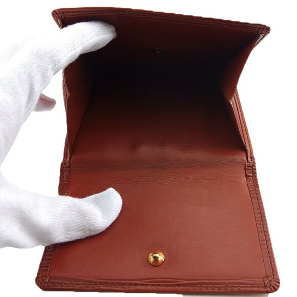 Louis Vuitton W Hook Wallet Epi Epilazer Authentic USED - Picture 9 of 9